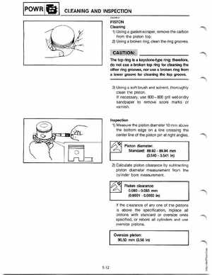 Yamaha 115-225 HP Outboards Service Manual, Page 100