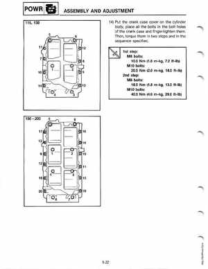 Yamaha 115-225 HP Outboards Service Manual, Page 118