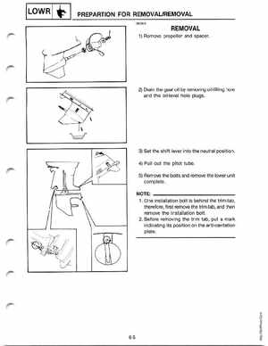 Yamaha 115-225 HP Outboards Service Manual, Page 133