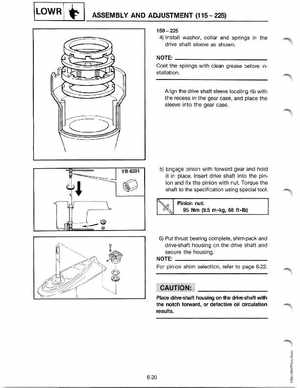 Yamaha 115-225 HP Outboards Service Manual, Page 148