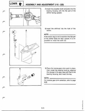 Yamaha 115-225 HP Outboards Service Manual, Page 149