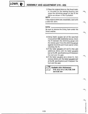 Yamaha 115-225 HP Outboards Service Manual, Page 154