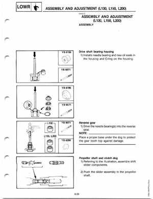 Yamaha 115-225 HP Outboards Service Manual, Page 157