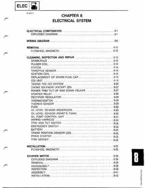 Yamaha 115-225 HP Outboards Service Manual, Page 195