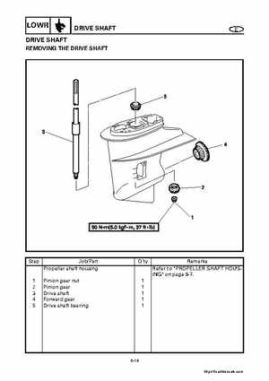 Yamaha 25BMH 30HMH Factory Service Manual, Page 296
