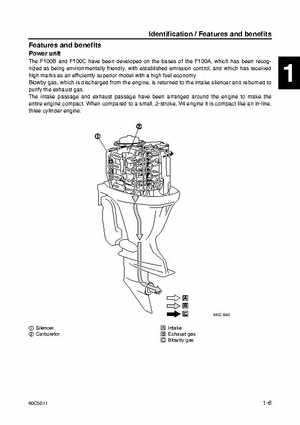 Yamaha F100B F100C Outboards Factory Service Manual, Page 11