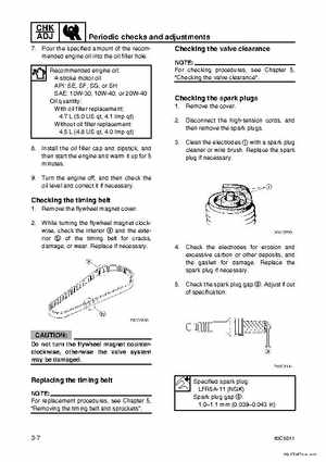 Yamaha F100B F100C Outboards Factory Service Manual, Page 60