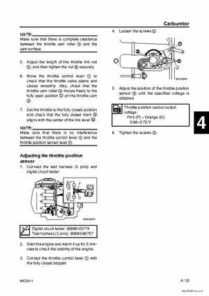 Yamaha F100B F100C Outboards Factory Service Manual, Page 89