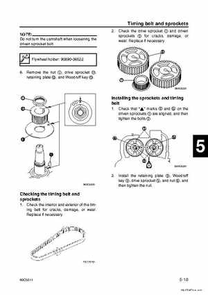 Yamaha F100B F100C Outboards Factory Service Manual, Page 111