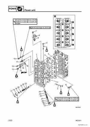 Yamaha F100B F100C Outboards Factory Service Manual, Page 116