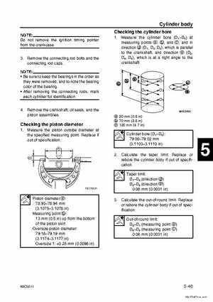 Yamaha F100B F100C Outboards Factory Service Manual, Page 133