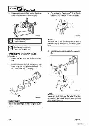 Yamaha F100B F100C Outboards Factory Service Manual, Page 136