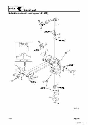 Yamaha F100B F100C Outboards Factory Service Manual, Page 228