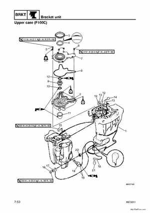 Yamaha F100B F100C Outboards Factory Service Manual, Page 260