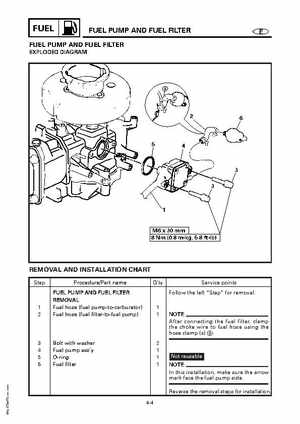 Yamaha Marine Outboards F4A/F4 Factory Service Manual, Page 100