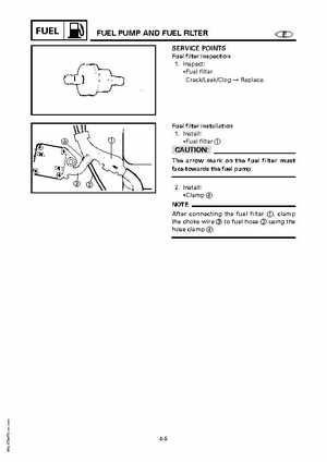 Yamaha Marine Outboards F4A/F4 Factory Service Manual, Page 102