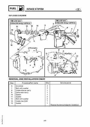 Yamaha Marine Outboards F4A/F4 Factory Service Manual, Page 110