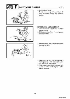 Yamaha Marine Outboards Factory Service / Repair/ Workshop Manual 225G 250B L250B, Page 12