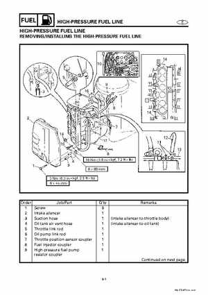 Yamaha Marine Outboards Factory Service / Repair/ Workshop Manual 225G 250B L250B, Page 55