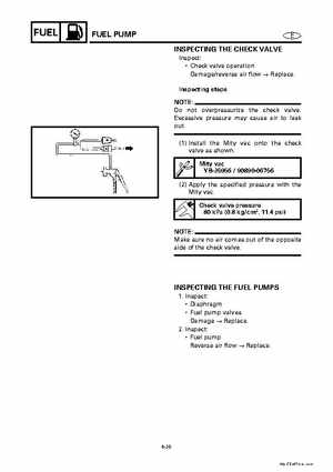 Yamaha Marine Outboards Factory Service / Repair/ Workshop Manual 225G 250B L250B, Page 80
