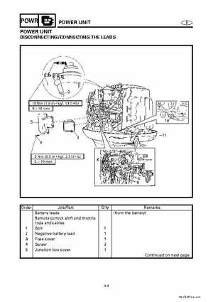 Yamaha Marine Outboards Factory Service / Repair/ Workshop Manual 225G 250B L250B, Page 91