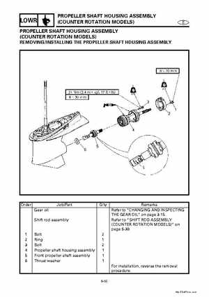 Yamaha Marine Outboards Factory Service / Repair/ Workshop Manual 225G 250B L250B, Page 176