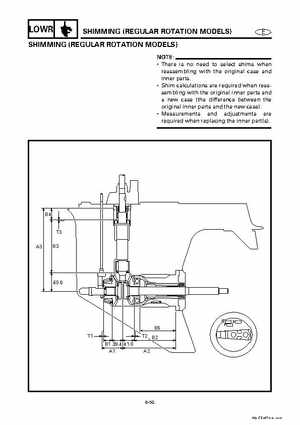 Yamaha Marine Outboards Factory Service / Repair/ Workshop Manual 225G 250B L250B, Page 194