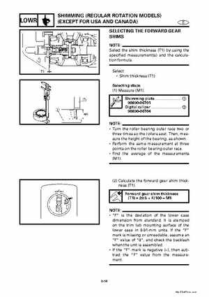 Yamaha Marine Outboards Factory Service / Repair/ Workshop Manual 225G 250B L250B, Page 203