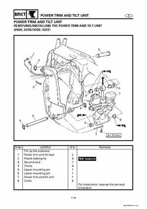 Yamaha Marine Outboards Factory Service / Repair/ Workshop Manual 225G 250B L250B, Page 248