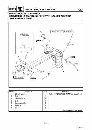 Yamaha Marine Outboards Factory Service / Repair/ Workshop Manual 225G 250B L250B, Page 257