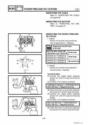 Yamaha Marine Outboards Factory Service / Repair/ Workshop Manual 225G 250B L250B, Page 341