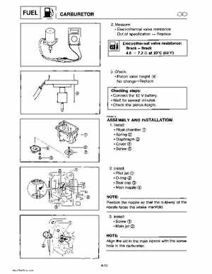 Yamaha Marine Outboards Factory Service / Repair/ Workshop Manual T9.9T F9.9T, Page 70