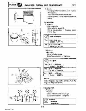 Yamaha Marine Outboards Factory Service / Repair/ Workshop Manual T9.9T F9.9T, Page 87