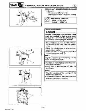 Yamaha Marine Outboards Factory Service / Repair/ Workshop Manual T9.9T F9.9T, Page 88