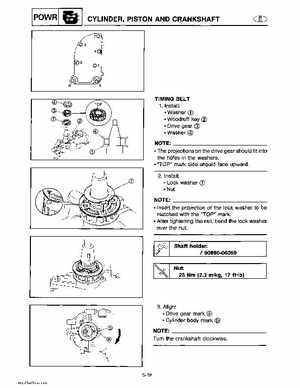 Yamaha Marine Outboards Factory Service / Repair/ Workshop Manual T9.9T F9.9T, Page 94