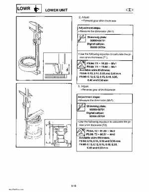 Yamaha Marine Outboards Factory Service / Repair/ Workshop Manual T9.9T F9.9T, Page 140