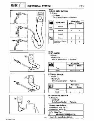 Yamaha Marine Outboards Factory Service / Repair/ Workshop Manual T9.9T F9.9T, Page 192