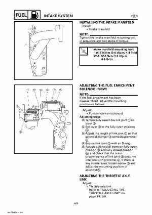 Yamaha Outboard Motors Factory Service Manual F6 and F8, Page 162