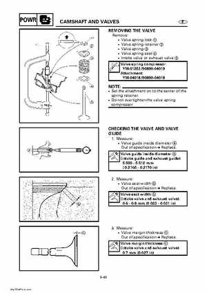 Yamaha Outboard Motors Factory Service Manual F6 and F8, Page 270