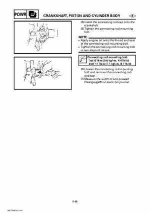 Yamaha Outboard Motors Factory Service Manual F6 and F8, Page 300
