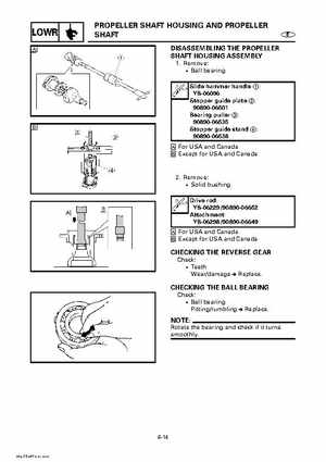 Yamaha Outboard Motors Factory Service Manual F6 and F8, Page 336