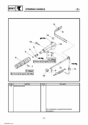 Yamaha Outboard Motors Factory Service Manual F6 and F8, Page 378