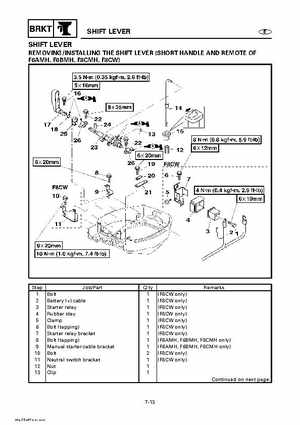 Yamaha Outboard Motors Factory Service Manual F6 and F8, Page 390