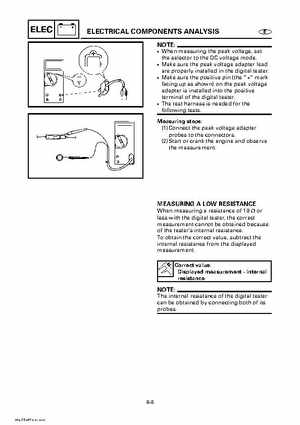 Yamaha Outboard Motors Factory Service Manual F6 and F8, Page 446