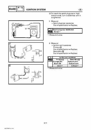 Yamaha Outboard Motors Factory Service Manual F6 and F8, Page 452