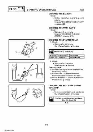 Yamaha Outboard Motors Factory Service Manual F6 and F8, Page 466