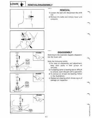 Yamaha Outboards 3P Service Manual, Page 54