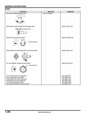 2004-2007 Honda Aquatrax ARX1200N3/T3/T3D Factory Service Manual, Page 27