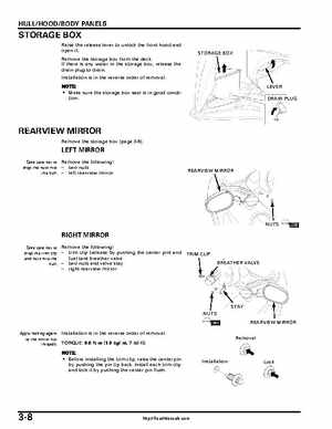 2004-2007 Honda Aquatrax ARX1200N3/T3/T3D Factory Service Manual, Page 97