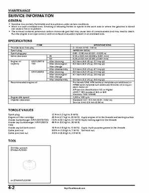 2004-2007 Honda Aquatrax ARX1200N3/T3/T3D Factory Service Manual, Page 107